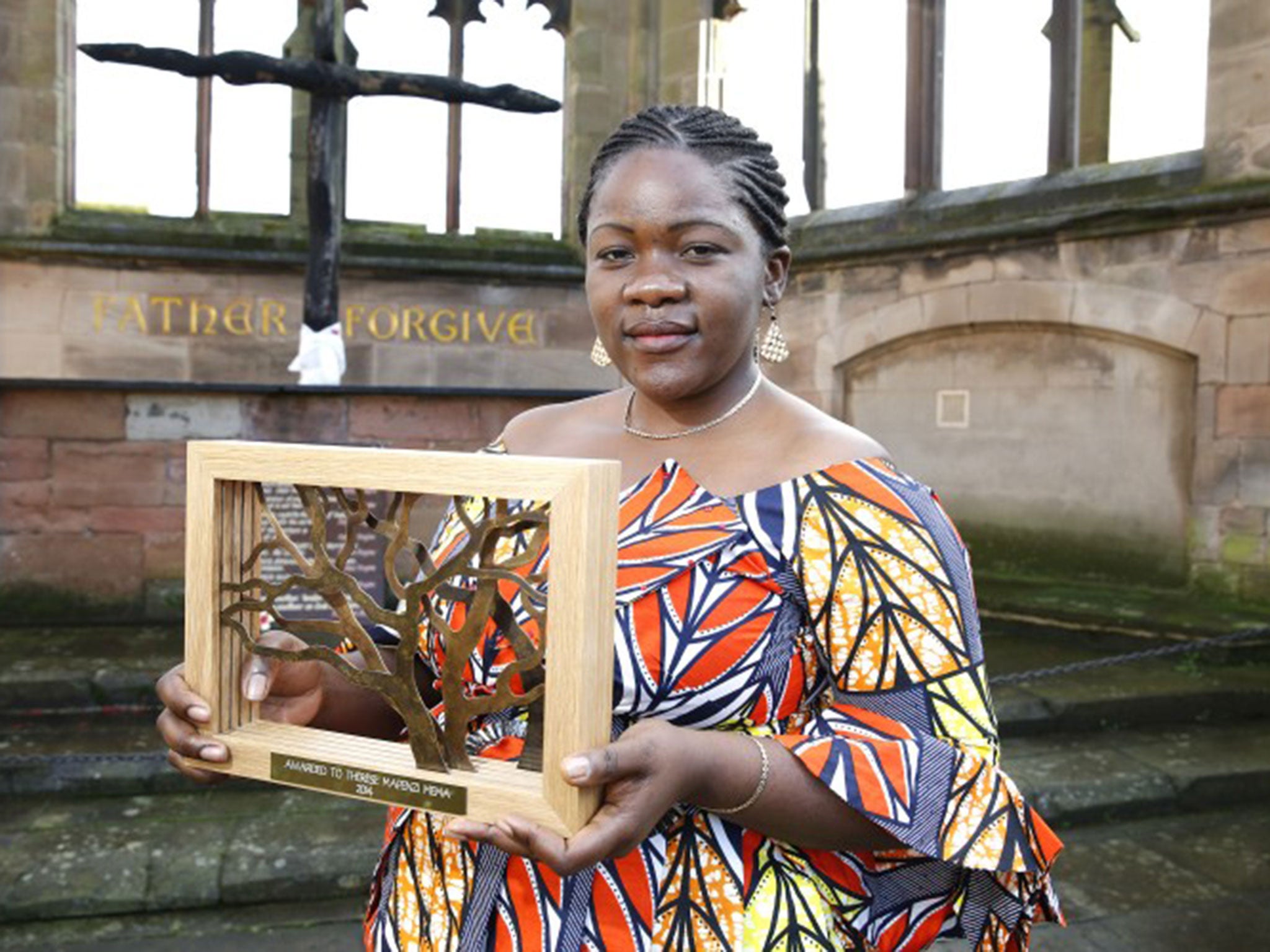 Thérèse Mema Mapenzi has been awarded the Coventry International Prize for Peace and Reconciliation