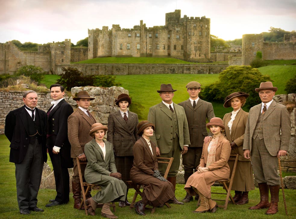 The cast of Downton Abbey in the 2014 Christmas special