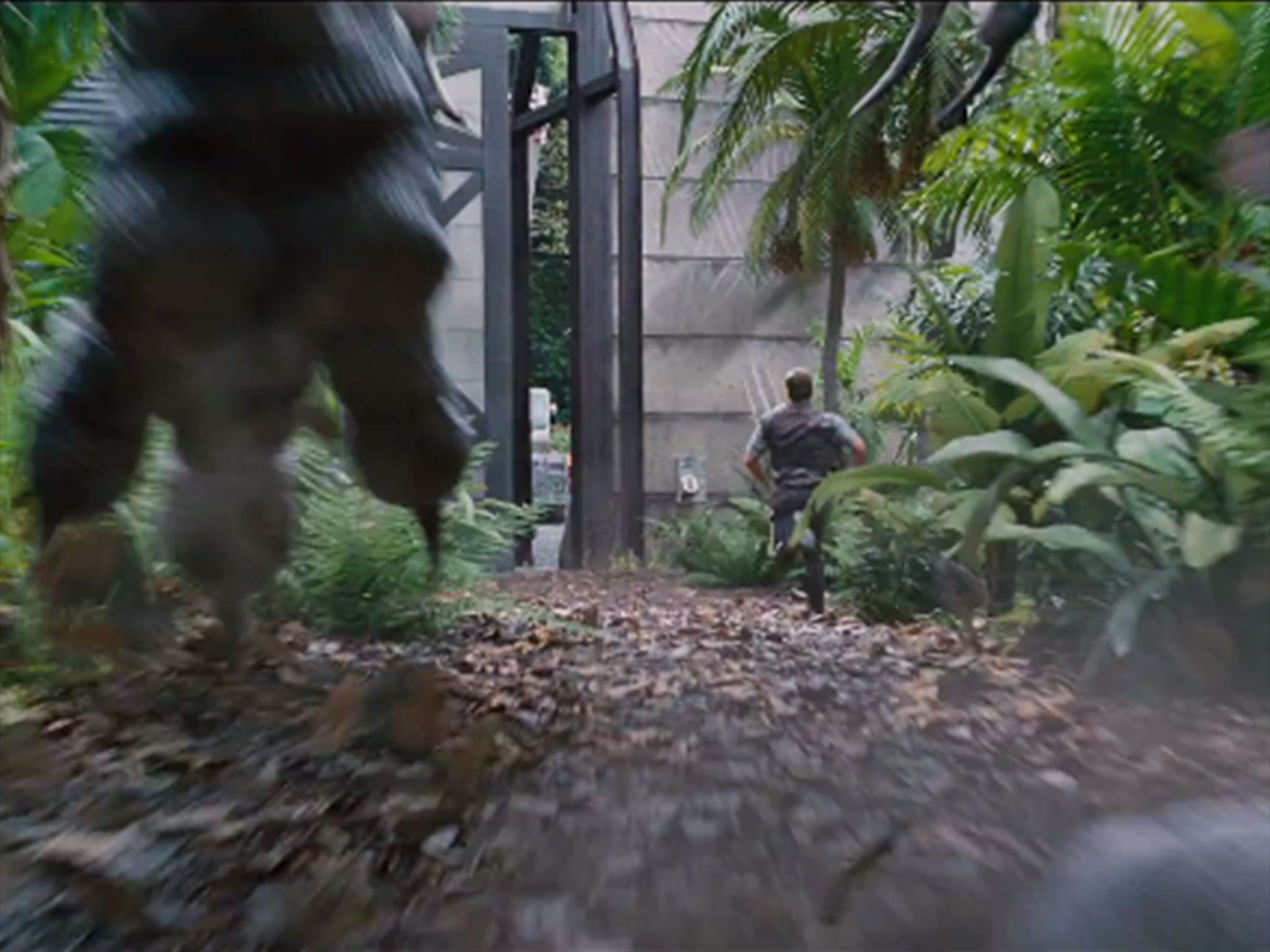 A still from the Jurassic World trailer