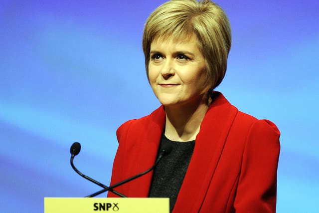Nicola Sturgeon said Scotland should be given more control