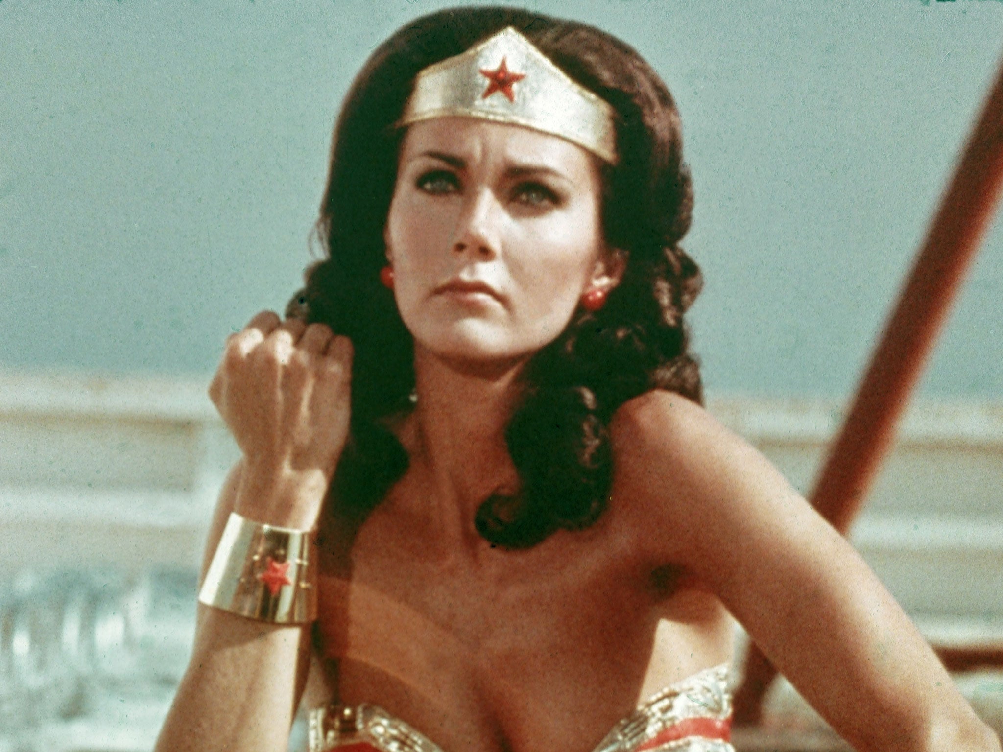 The new sisterhood?: Wonder Woman was played by Lynda Carter in the TV series
