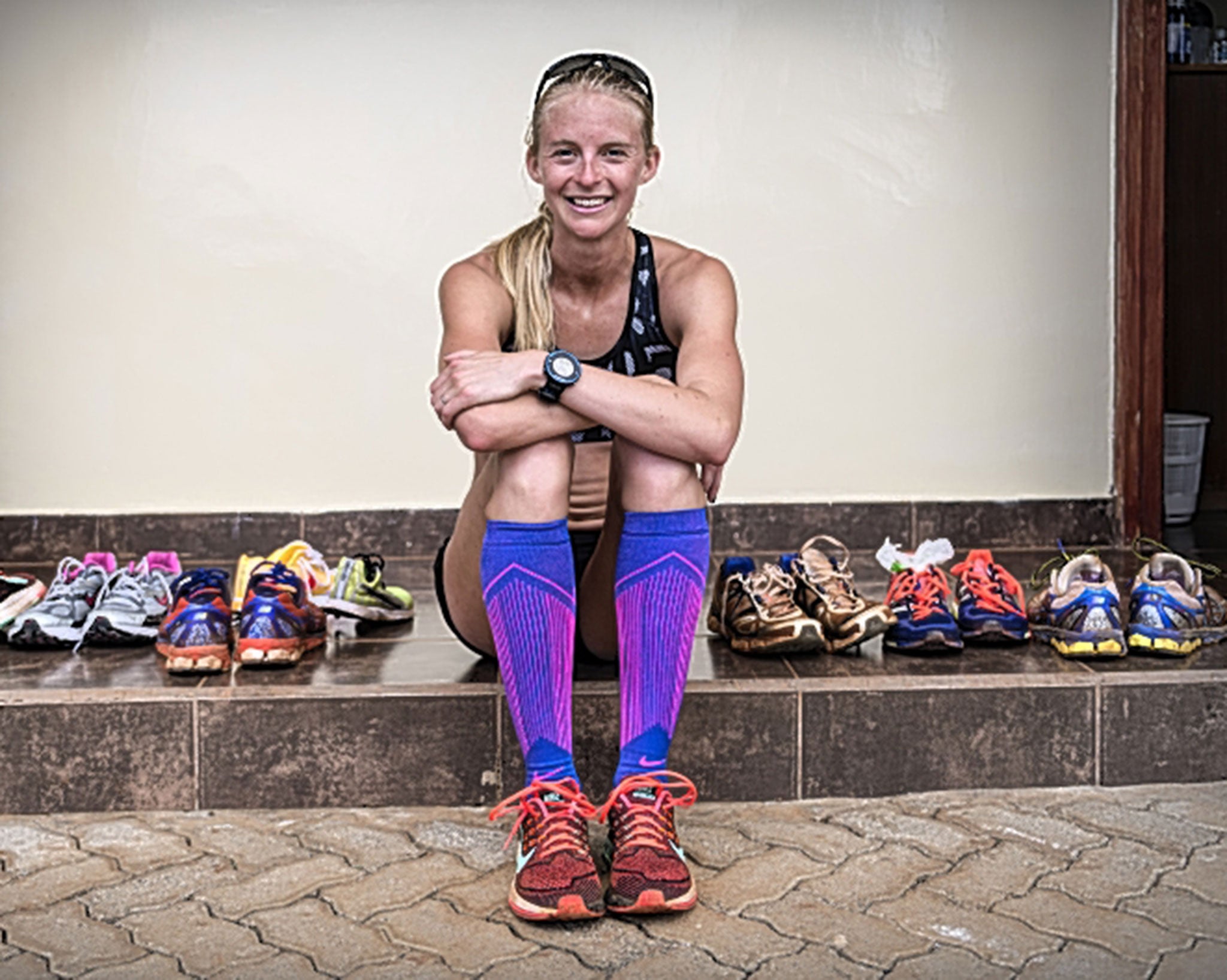 Hannah England puts a brave face on her training camp at Iten in Kenya