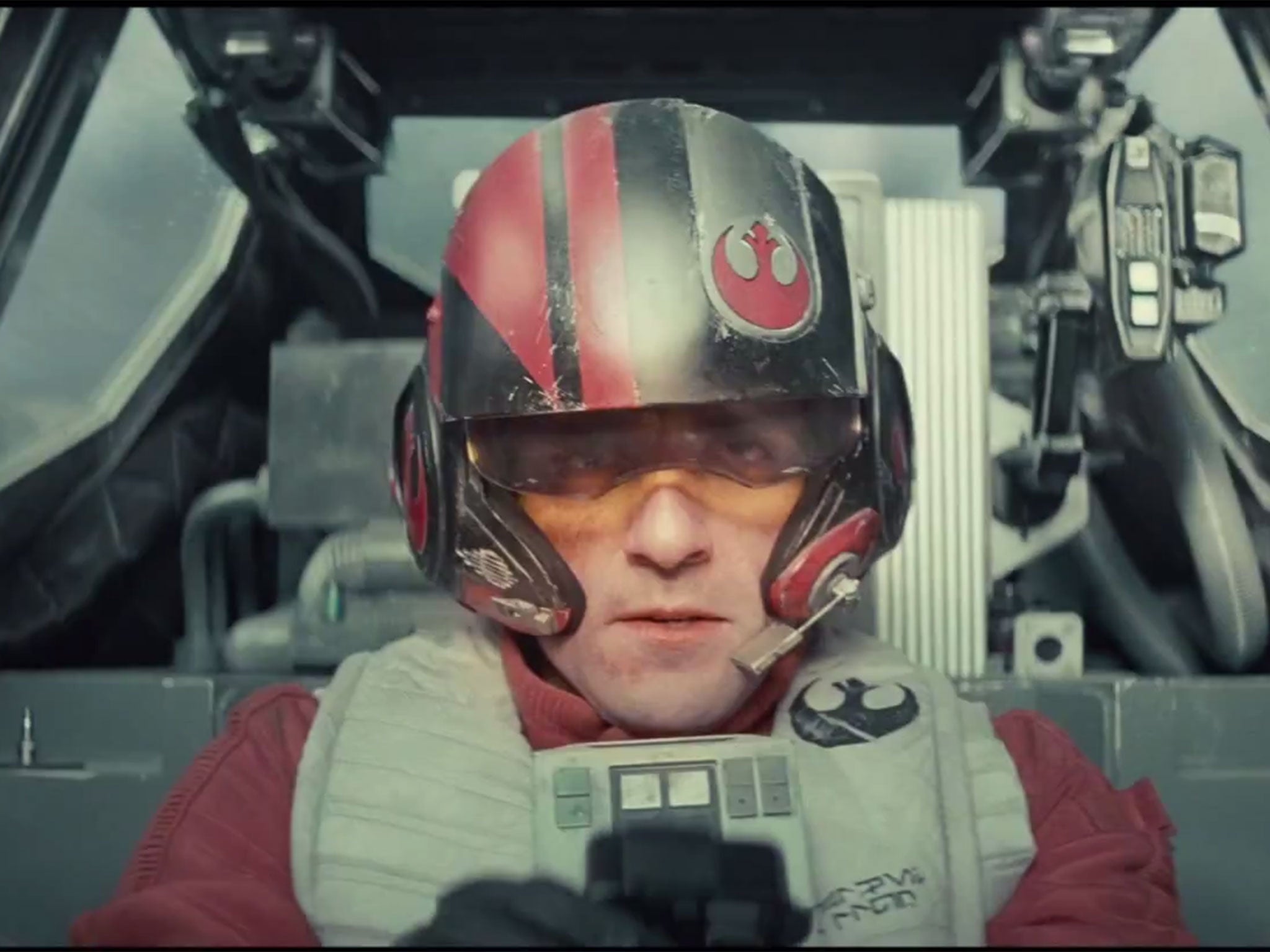 Oscar Isaac in JJ Abrams' seventh Star Wars film The Force Awakens
