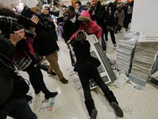 BLACK FRIDAY MADNESS AS FIGHTS BREAK OUT ACROSS UK
