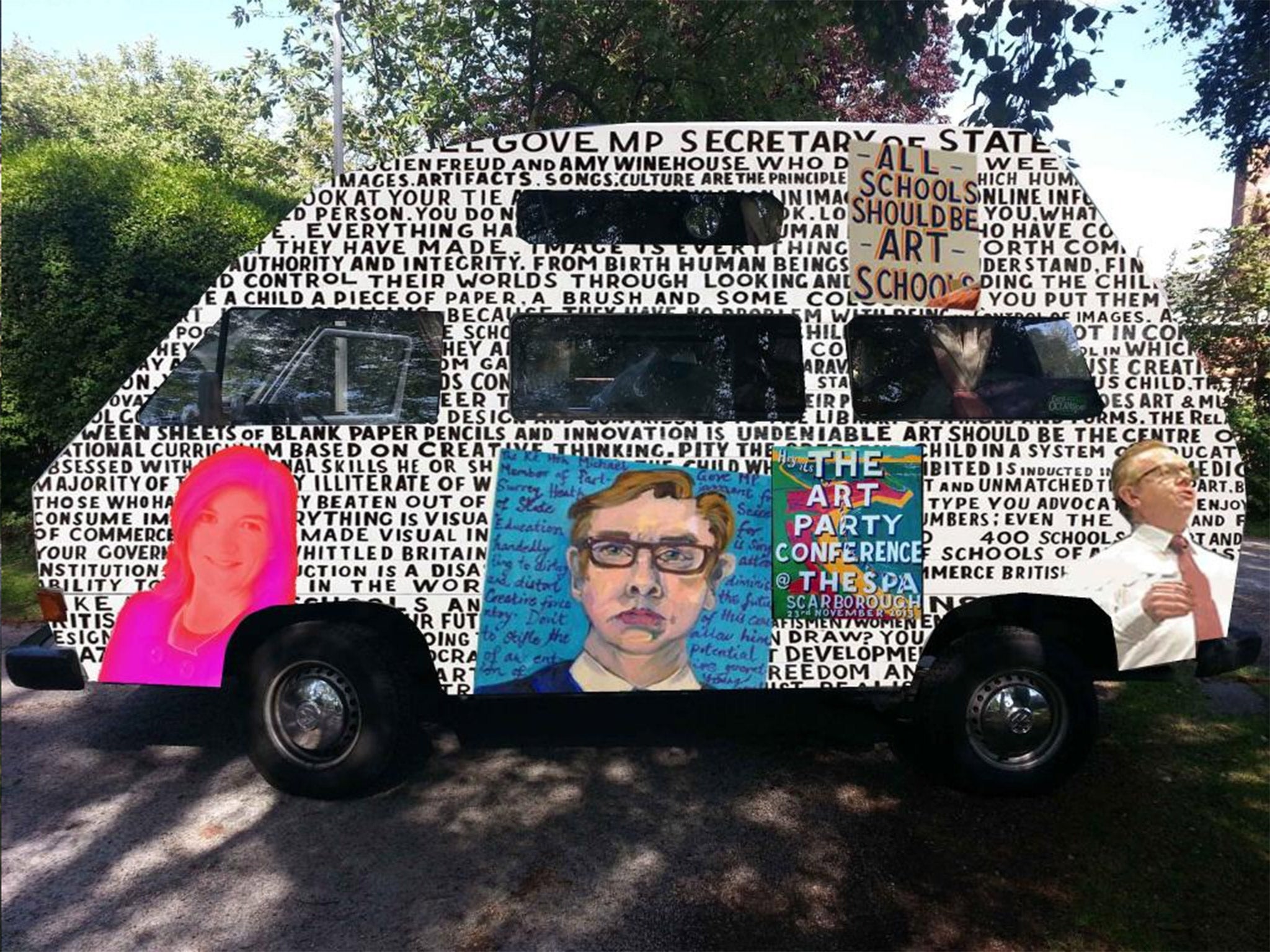 'Party Battle Bus' by Bob and Roberta Smith