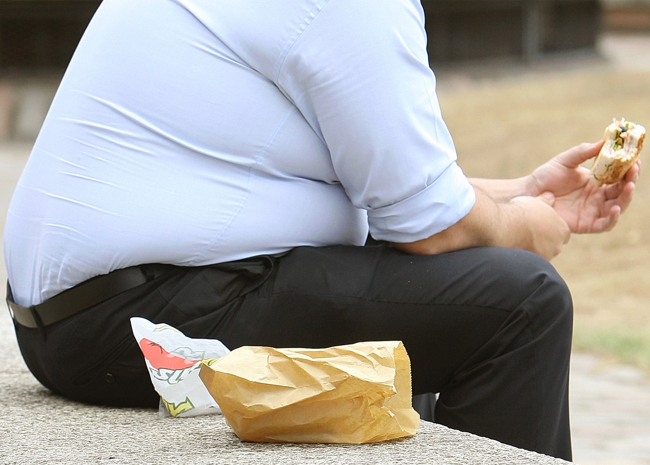 Seventy four per cent of men are predicted to be overweight by 2030