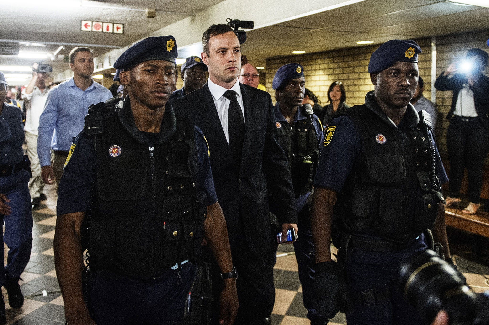 Oscar Pistorius at his trial