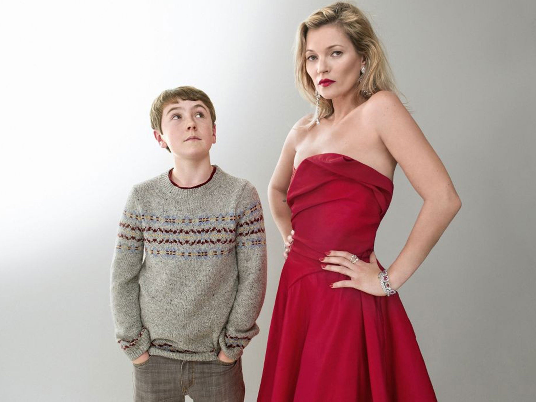 Kate Moss and actor Billy Kennedy in The Boy in the Dress