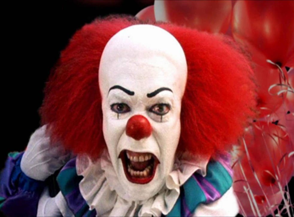Tim Curry as Pennywise the Clown in the 1990 TV adaptation of Stephen King's 'It'