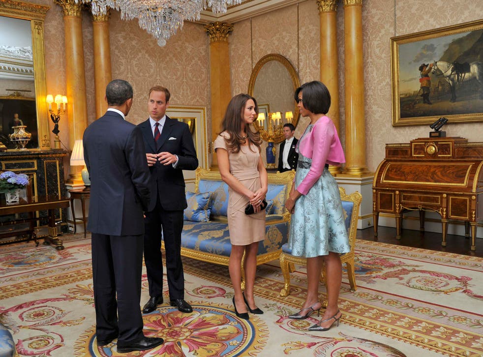 President Barack Obama and First Lady Michelle Obama met Prince William and the Duchess of Cambridge at Buckingham Palace back in 2011
