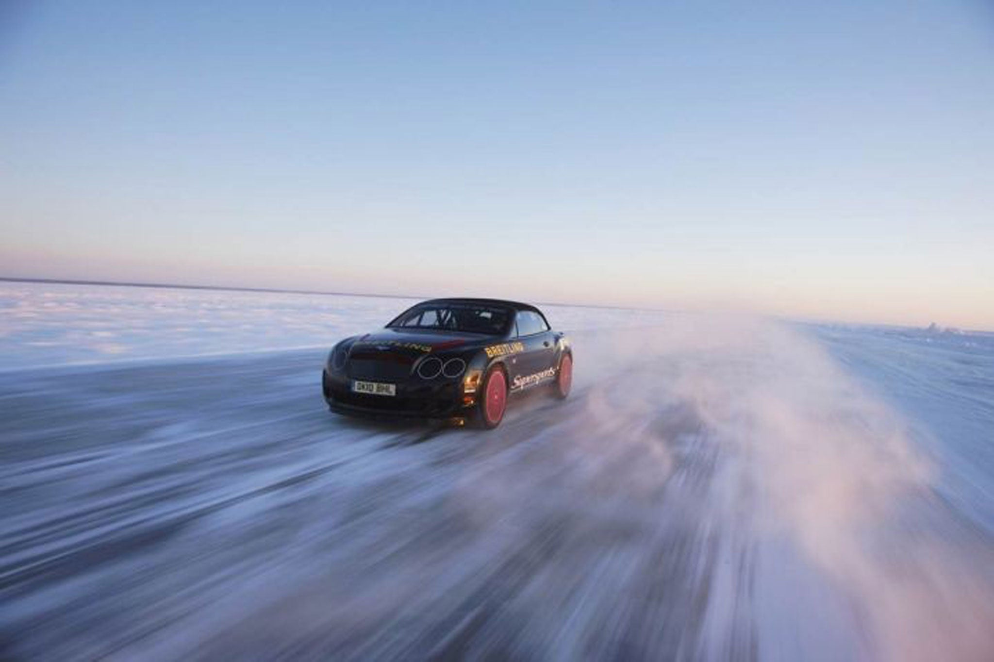You could earn the chance to drive a Continental GT3-R on ice