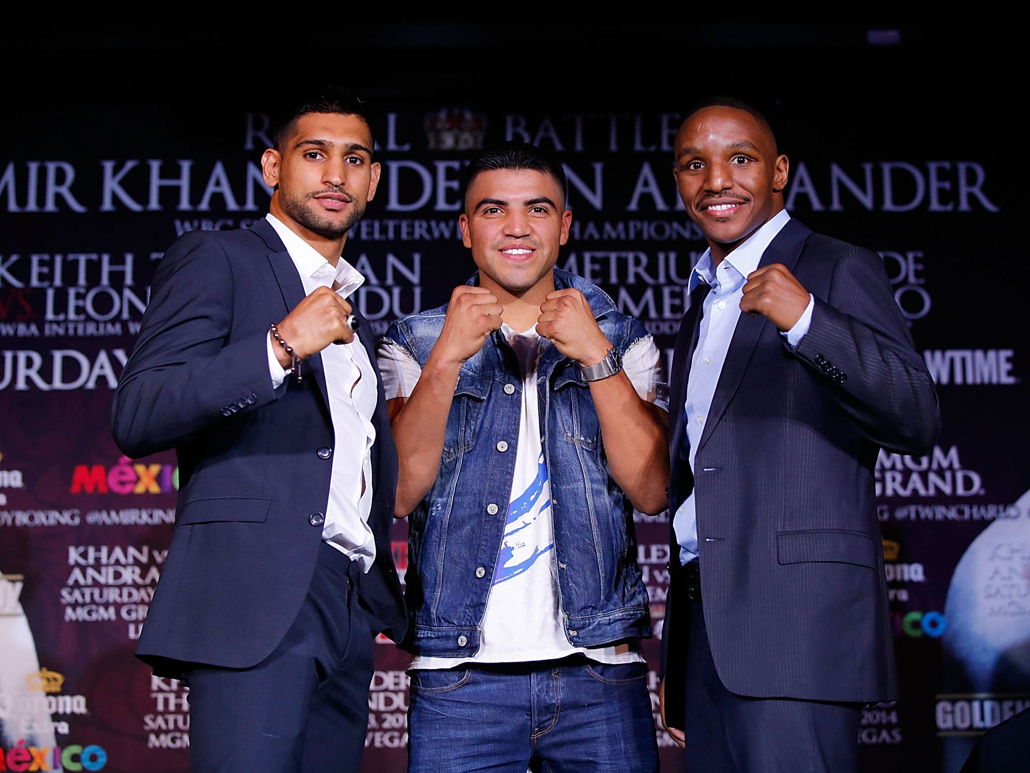 Big time: This will be Amir Khan’s first fight at the MGM Grand’s main arena