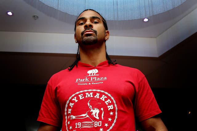 David Haye can't wait to get back in the ring