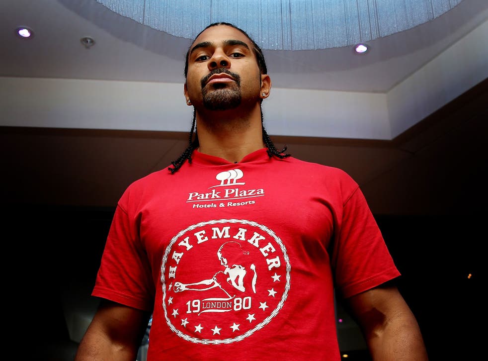 David Haye can't wait to get back in the ring