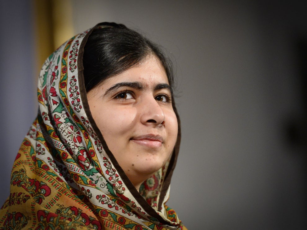 Malala Yousafzai's blood-stained school uniform goes on display at ...