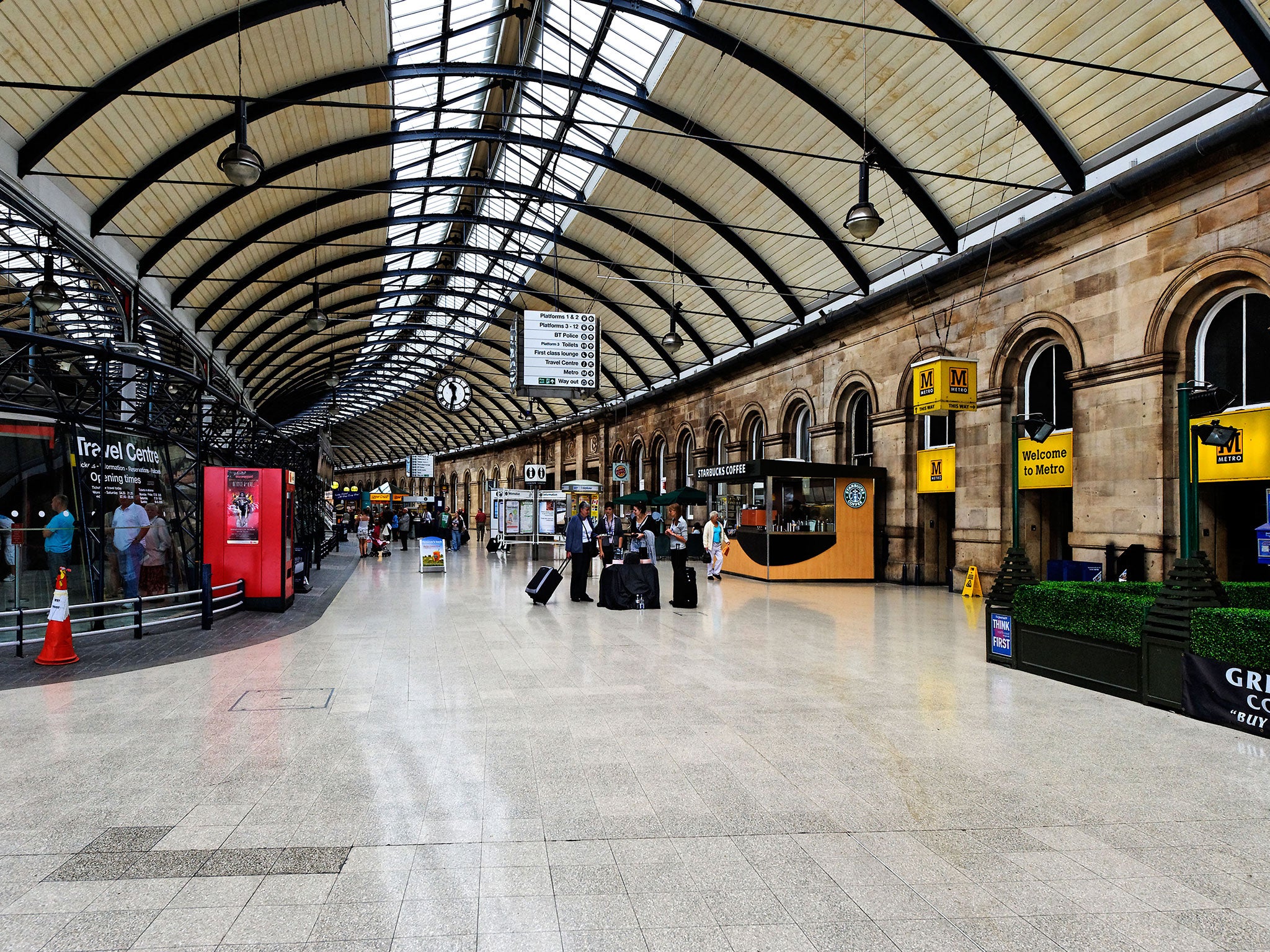 Newcastle Central was second