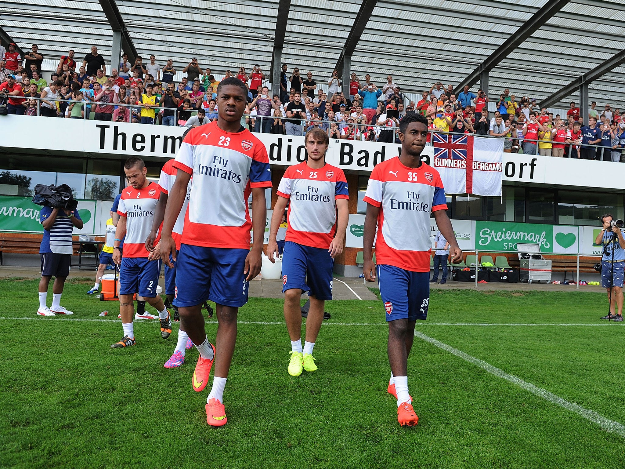 Chuba Akpom and Gedion Zelalem could feature for Arsenal against Galatsaray