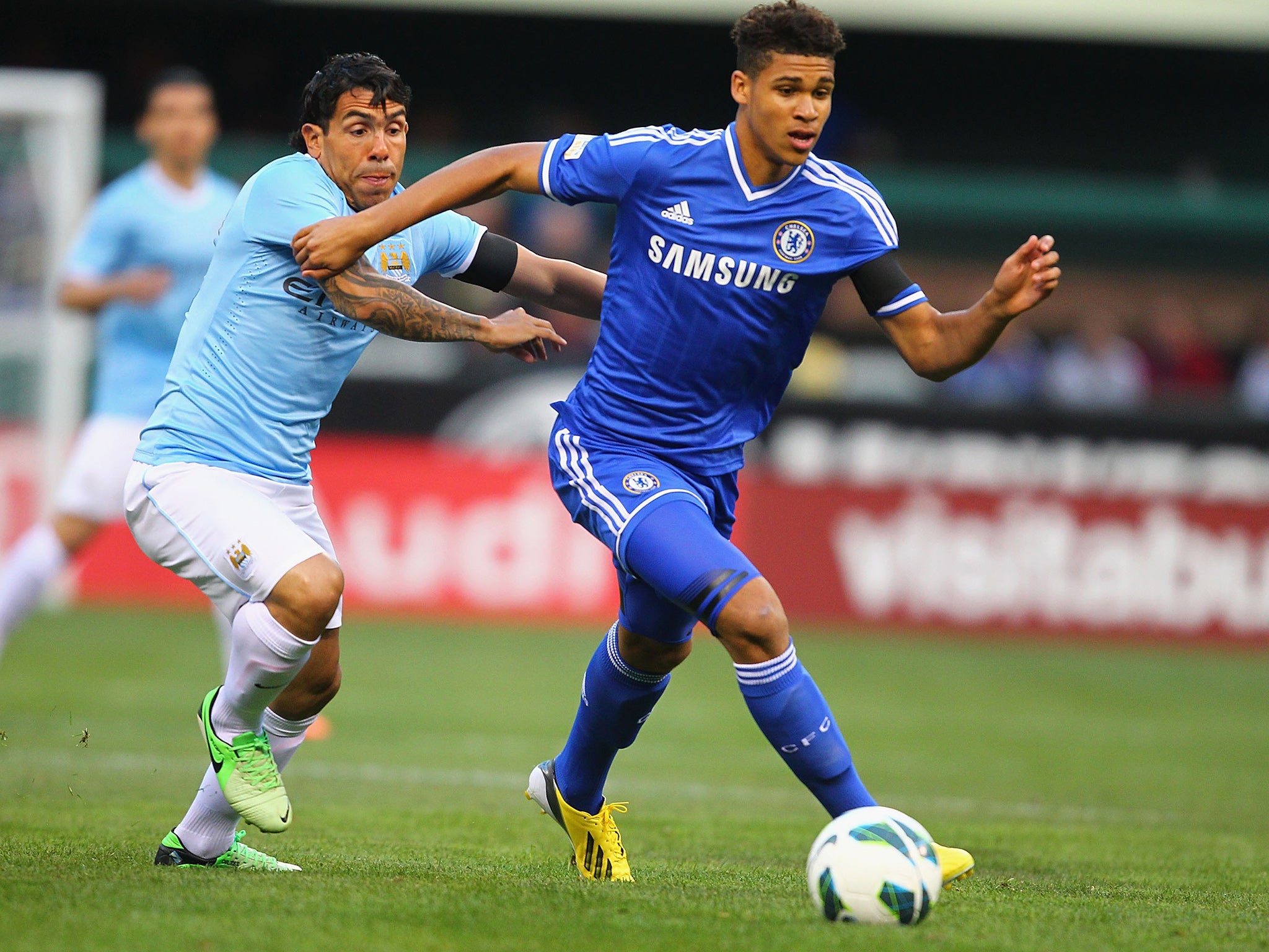 Loftus-Cheek impressed against Manchester City's first-team in the post-season tour of the US in May 2013