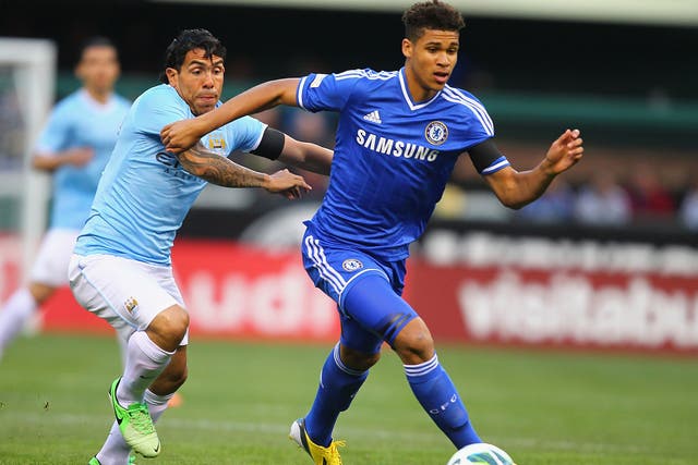 Loftus-Cheek impressed against Manchester City's first-team in the post-season tour of the US in May 2013