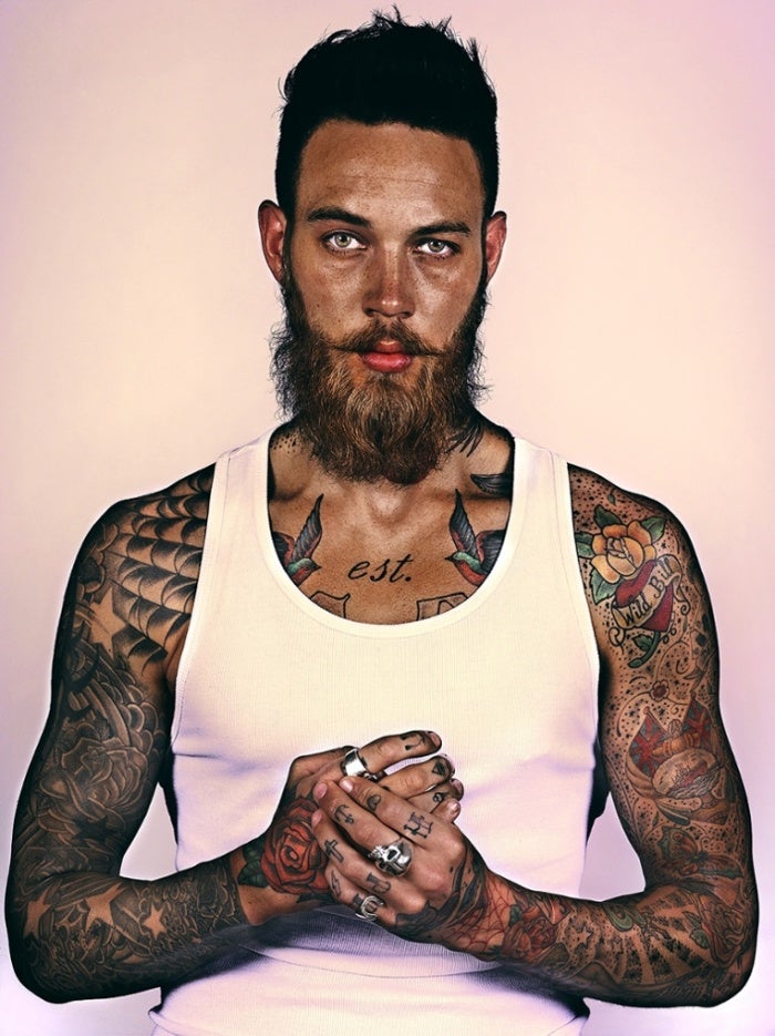 Model Billy Huxley. (Picture: Brock Elbank)