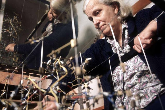 Eyes on the prize: Dorothy Hodgkin hoped there would be less fuss about gender in a future where women were equal to men in science