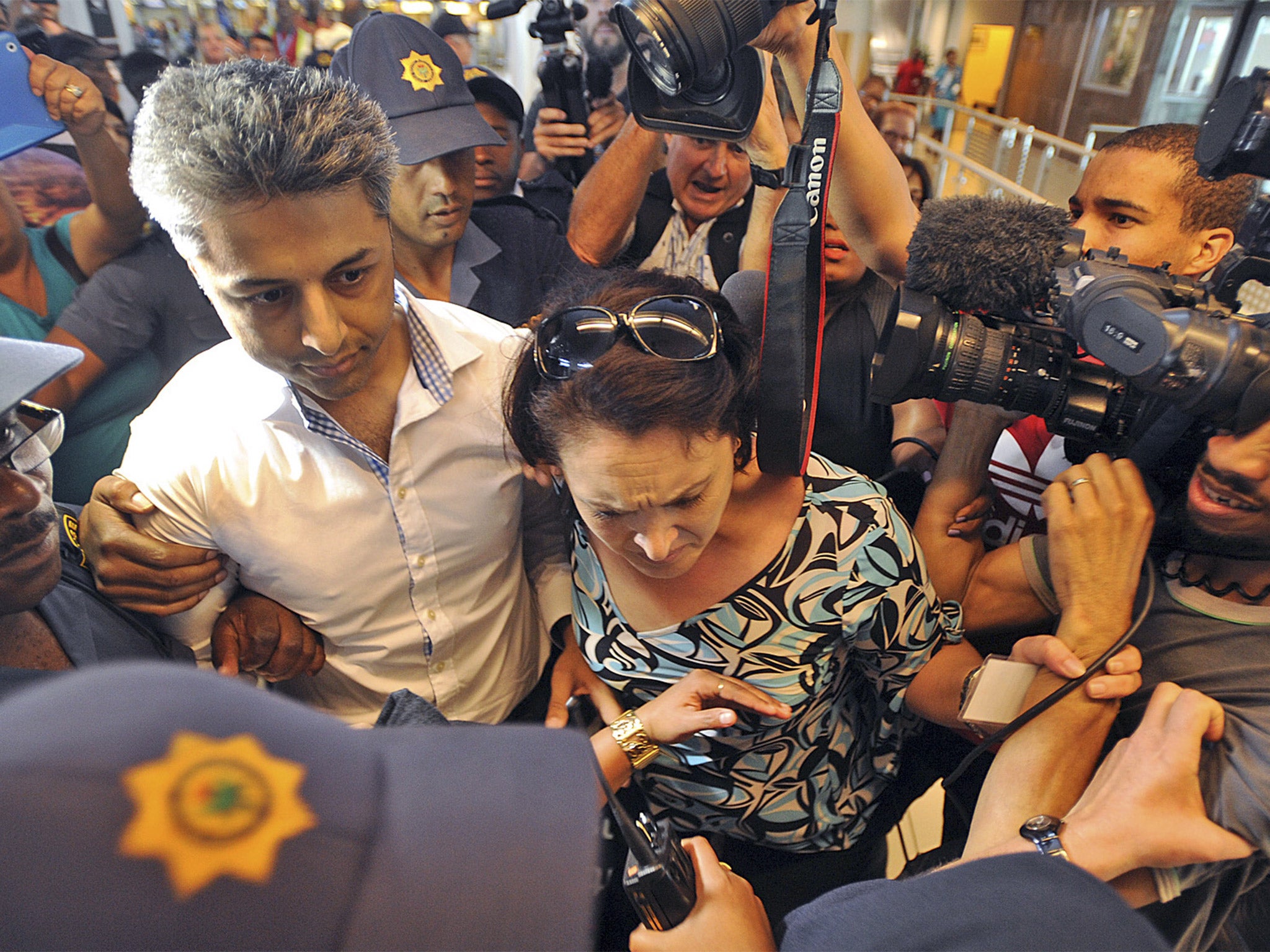 On Monday Dewani, left, had charges relating to the murder of his newly wedded wife, Anni Dewani, thrown out of court