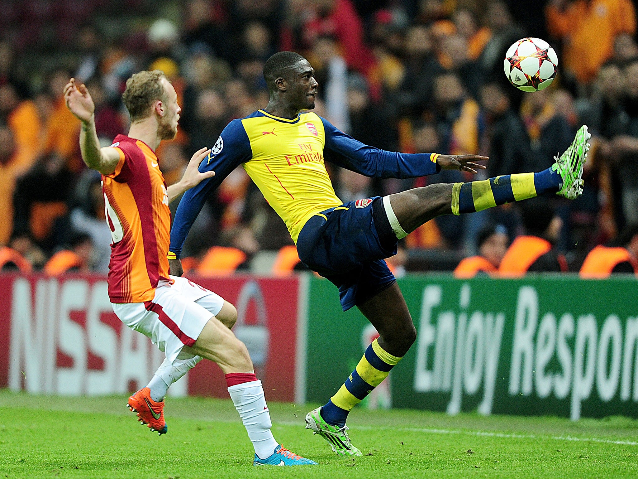 Yaya Sanogo looks set to leave Arsenal on loan this month