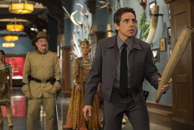 Ben Stiller with Robin Williams in ‘Night at the Museum: Secret of the Tomb’ 
