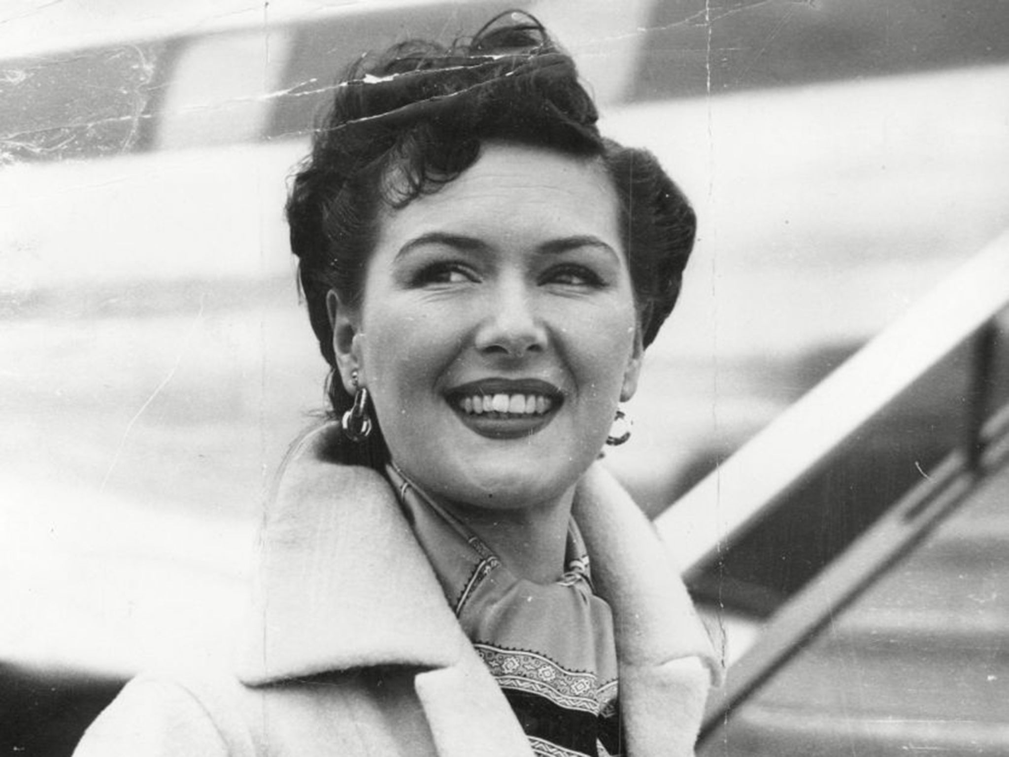 Wardington, then plain Audrey White, in 1953; her face was ubiquitous in the 1950s