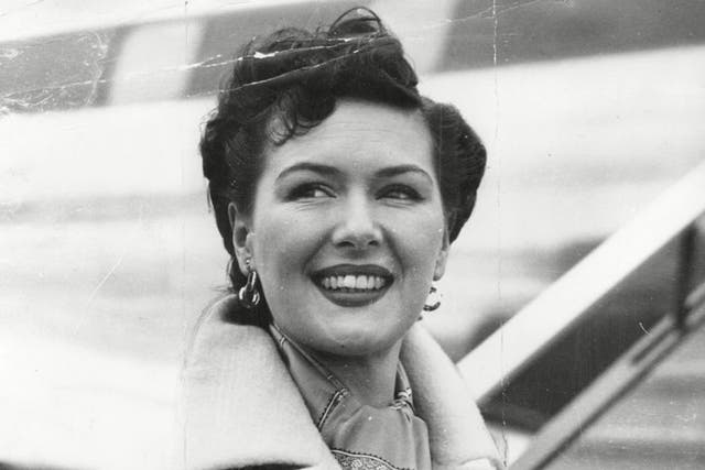 Wardington, then plain Audrey White, in 1953; her face was ubiquitous in the 1950s 