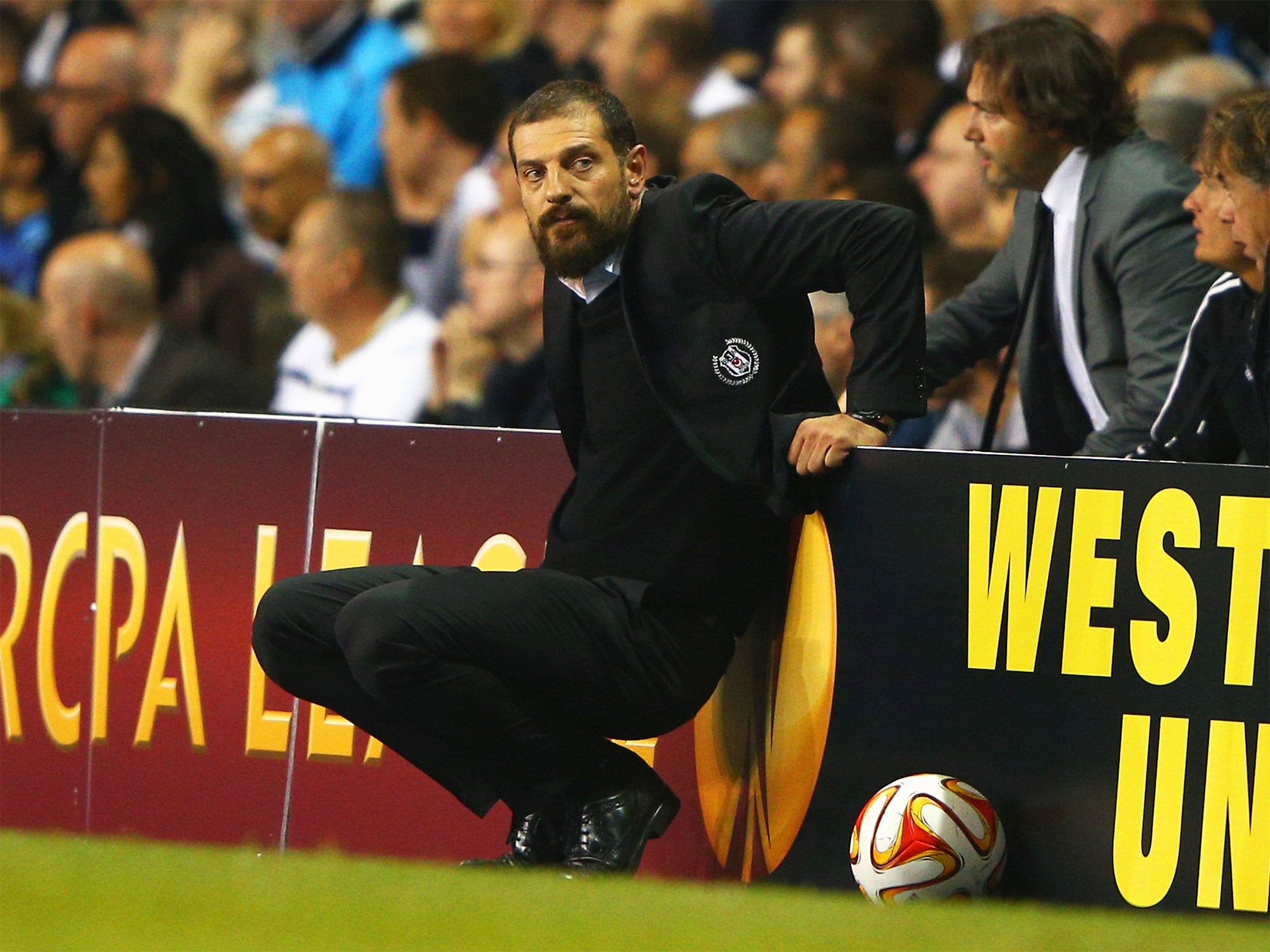 Slaven Bilic, the Besiktas coach, would love to manage in the Premier League one day