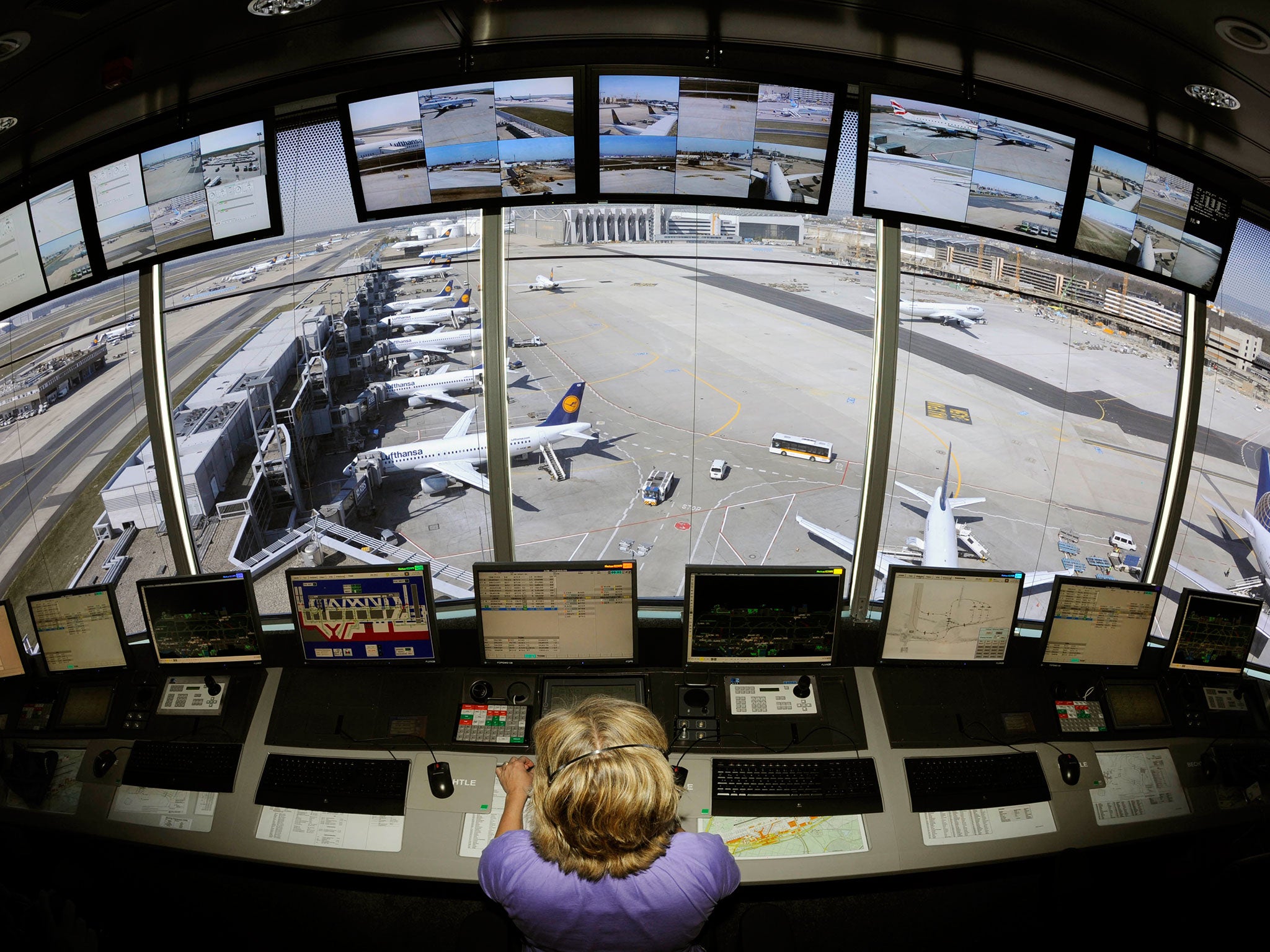 Air traffic controllers came third in the list