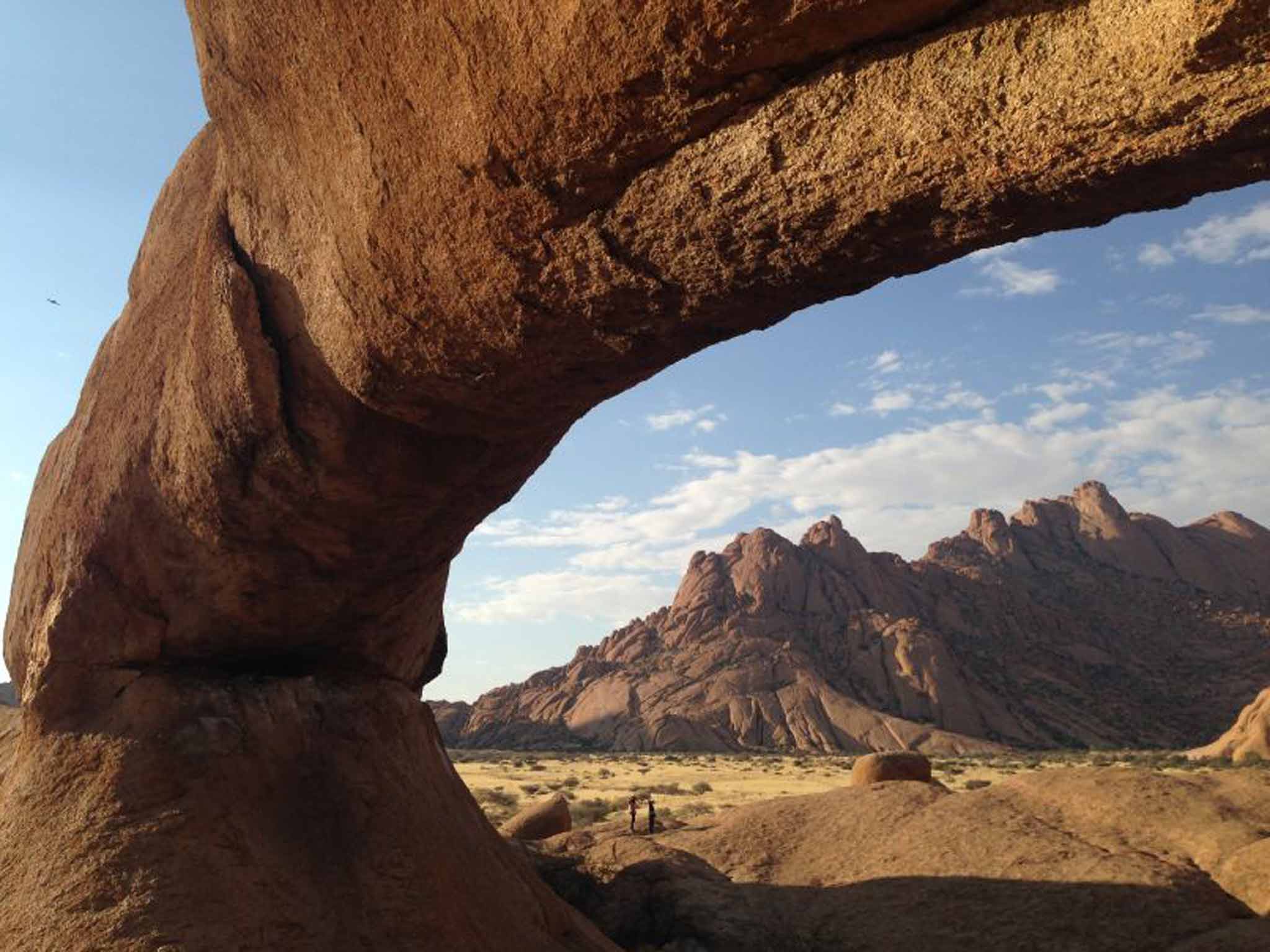 The 'eerie curves' of Spitzkoppe
