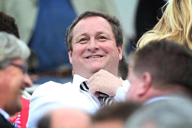 Newcastle owner Mike Ashley.