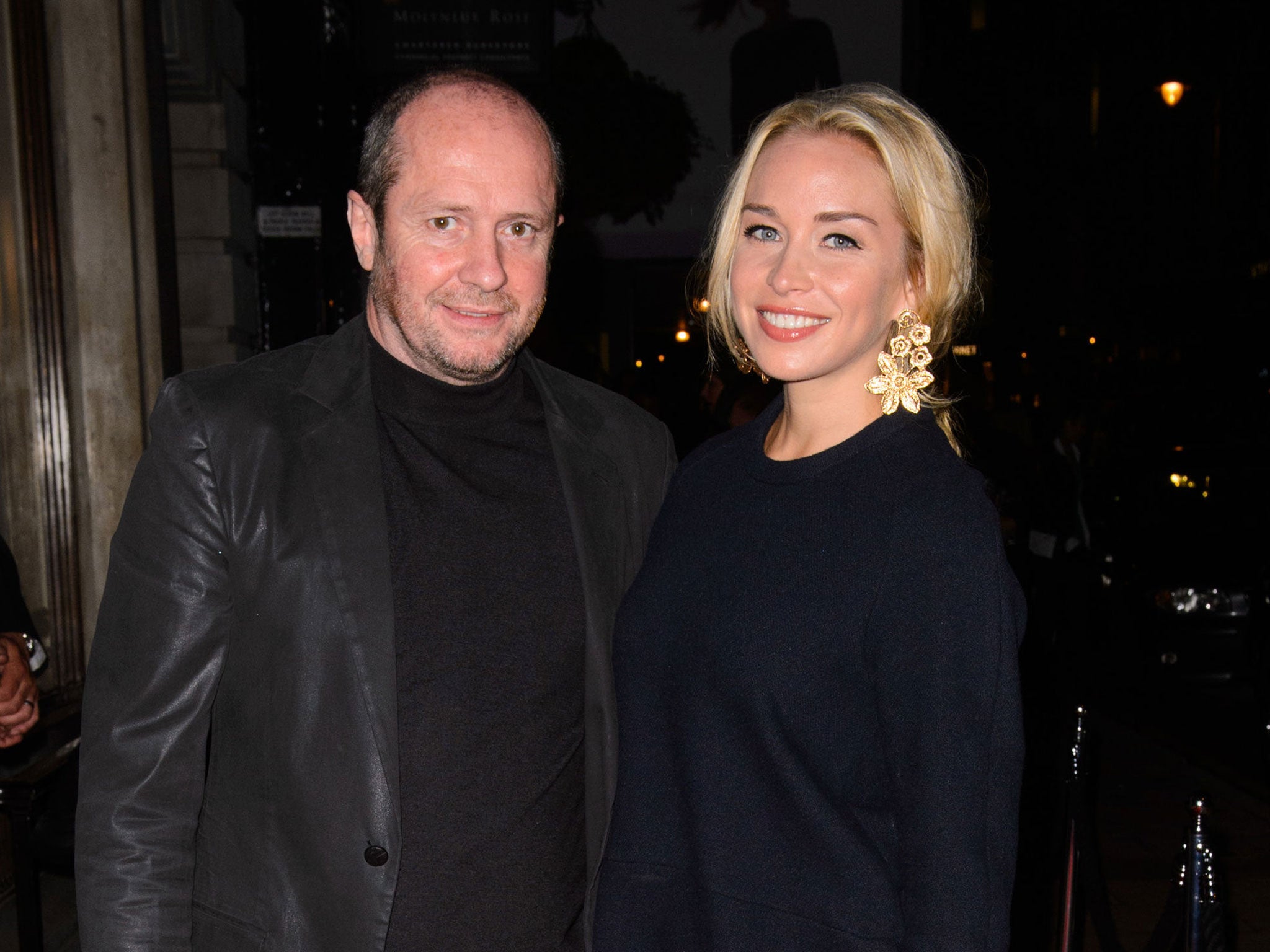 Scot Young and Noelle Reno. Bankrupt property tycoon Young died after falling onto railings outside a London property