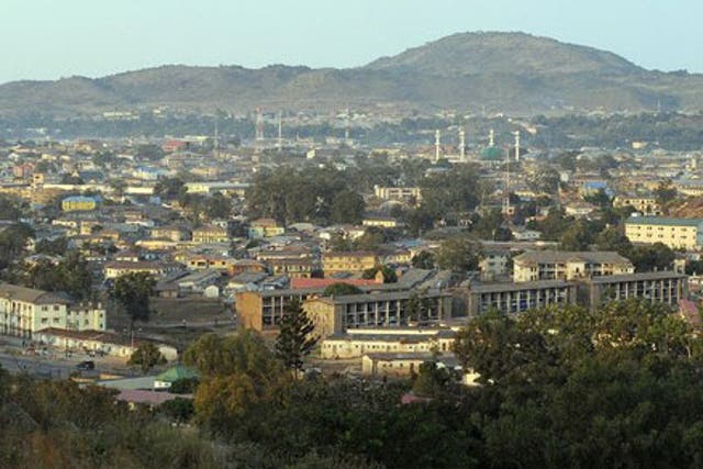 The city of Jos where dozens of people have died in a twin explosion