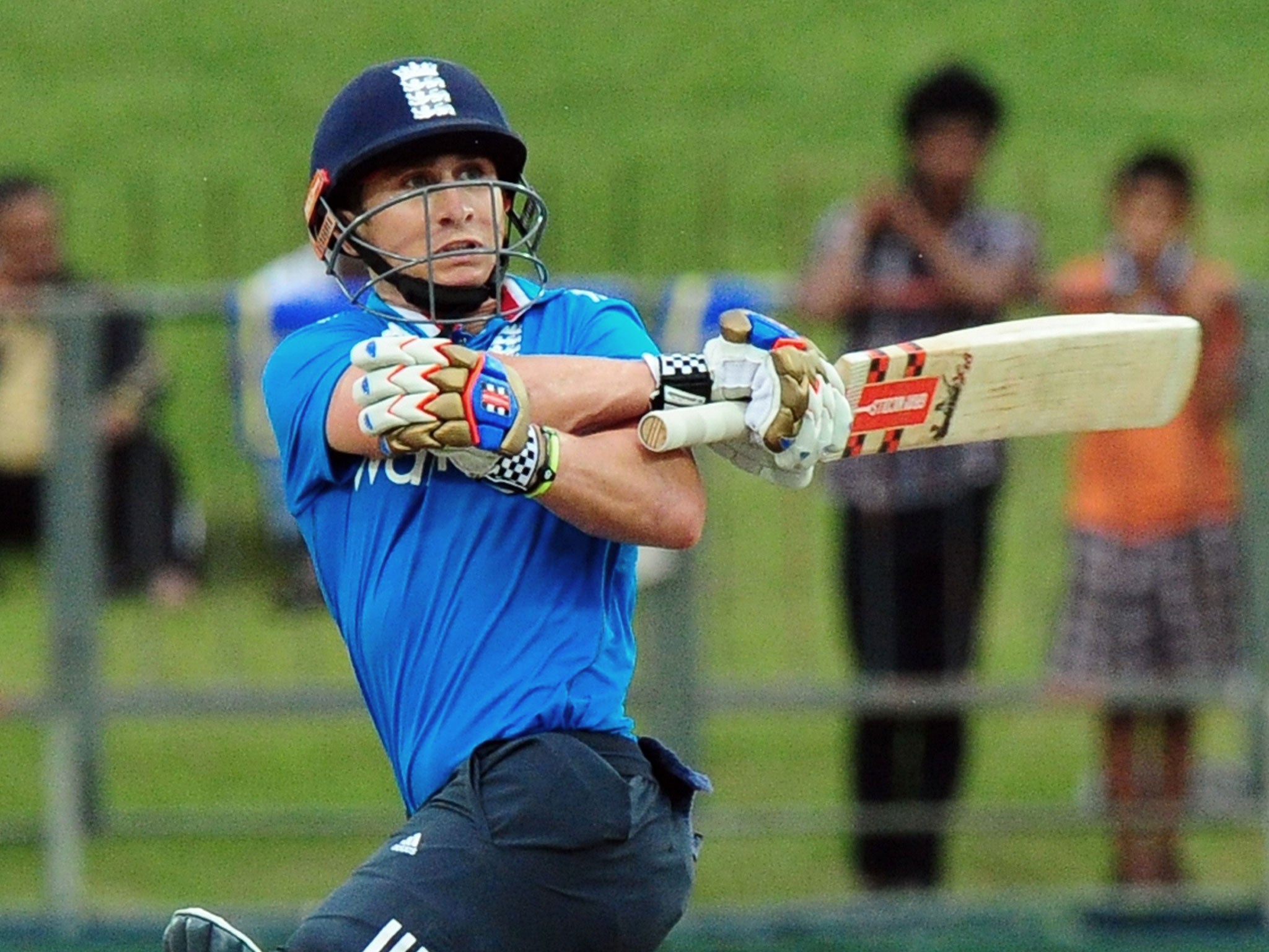 England cricketer James Taylor plays a shot during the fifth ODI against Sri Lanka