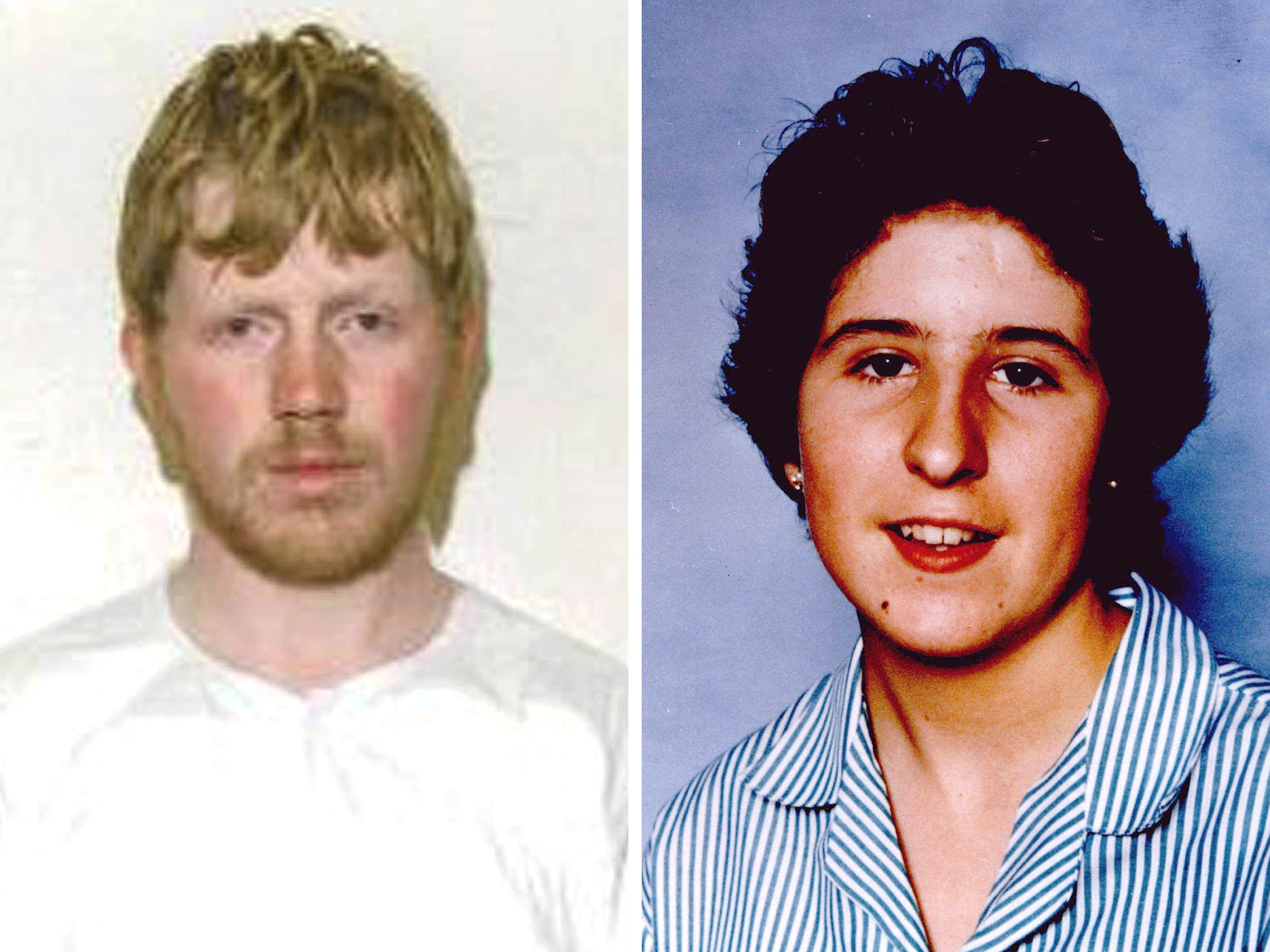 Colin Ash-Smith (left) has been jailed for life for the murder of Claire Tiltman (right) in 1993