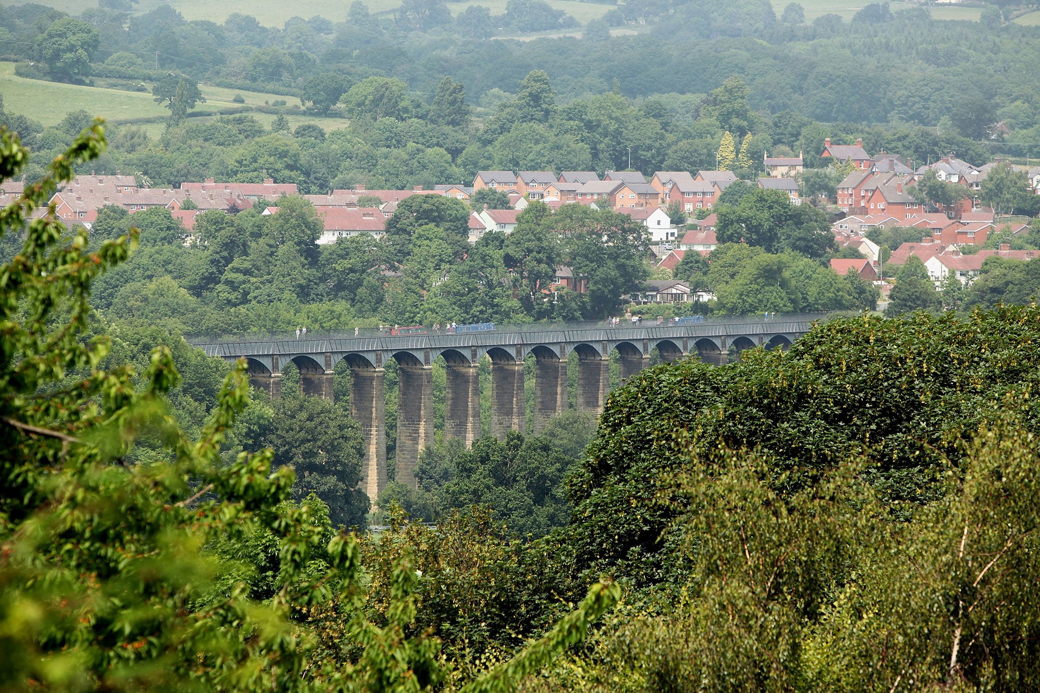 The Pontcysyllte Aqueduct and Canal in north-east Wales was declared what in 2009?