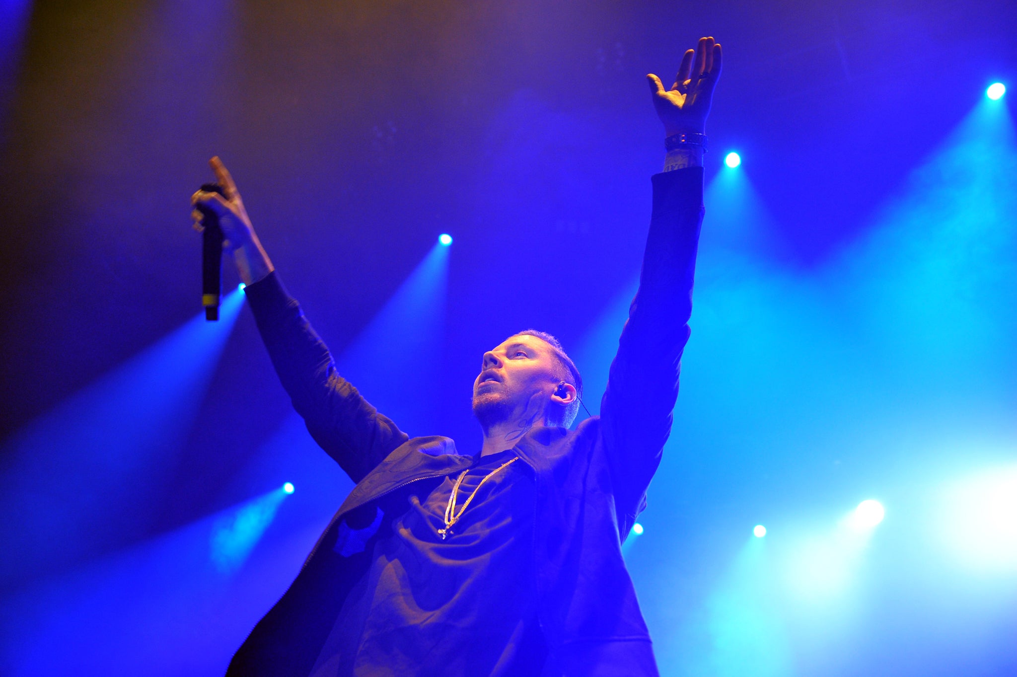 Professor Green performs at the Roundhouse in Camden