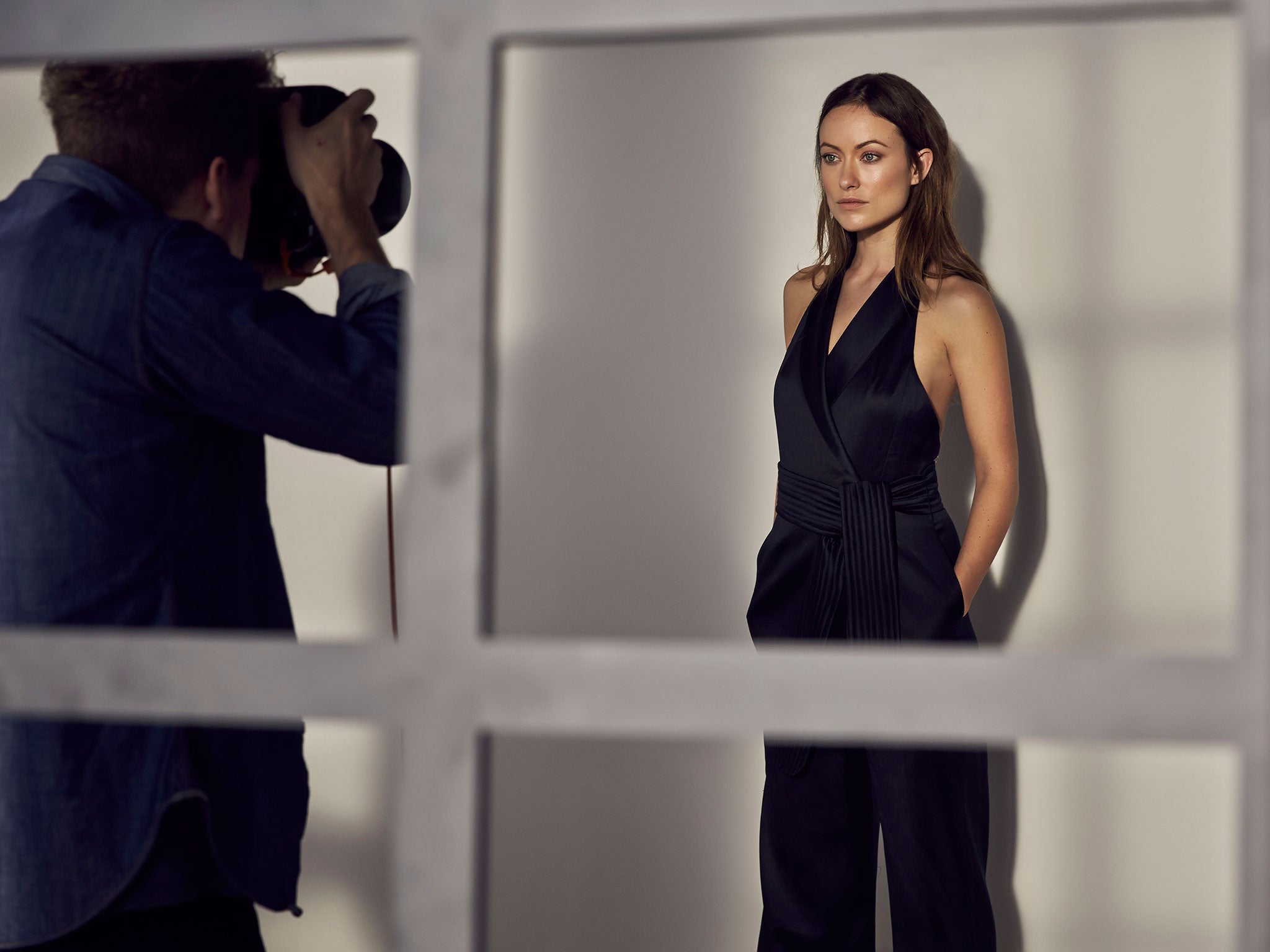 Behind the scenes: Olivia Wilde shoots for the Swedish brand