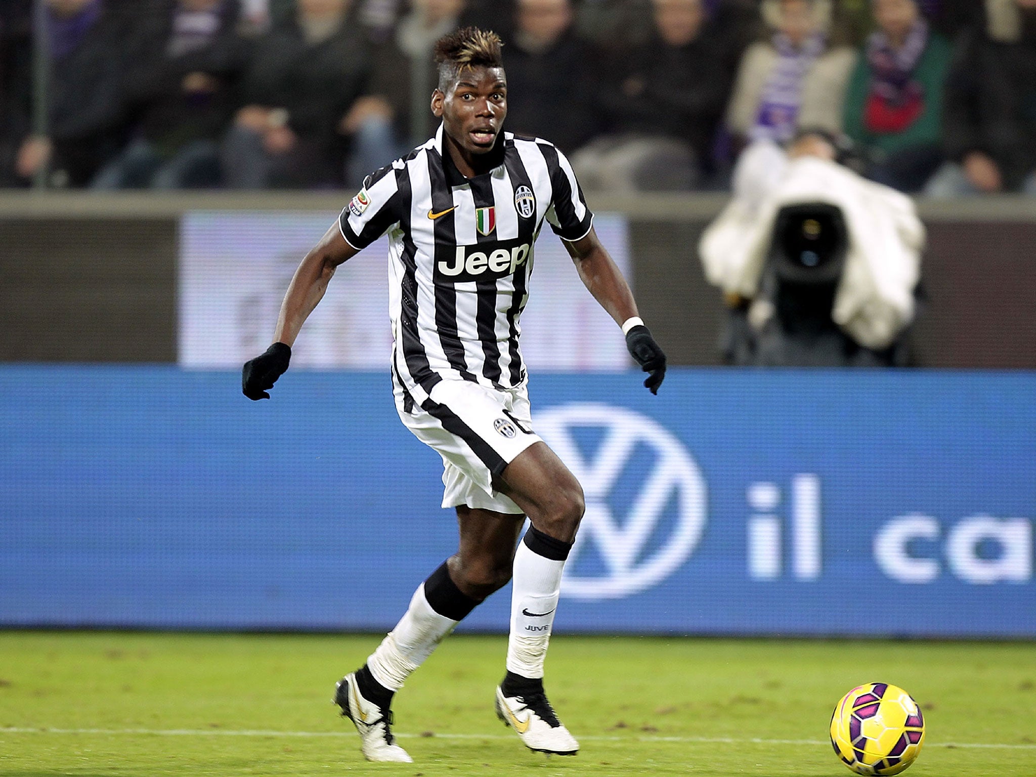 Paul Pogba in action for Juventus
