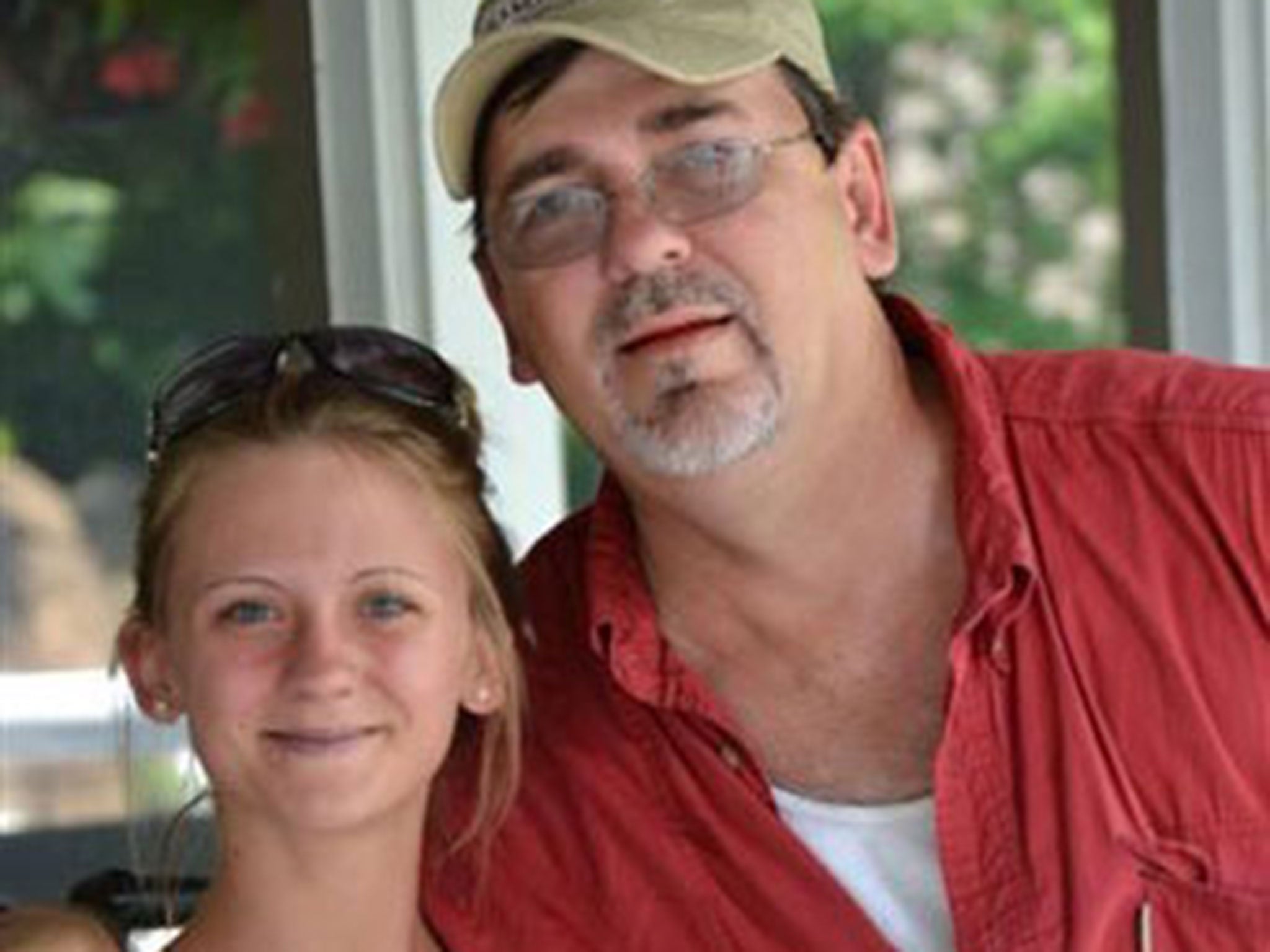 Jessica Chambers with her father Ben. 'She was a bundle of joy'.