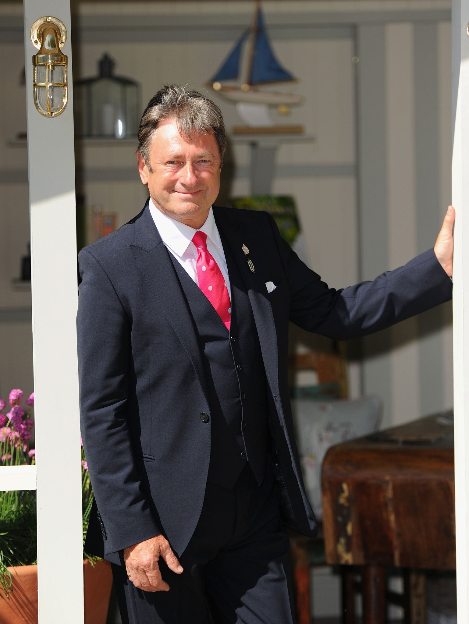 Titchmarsh at the Chelsea Flower Show earlier this year