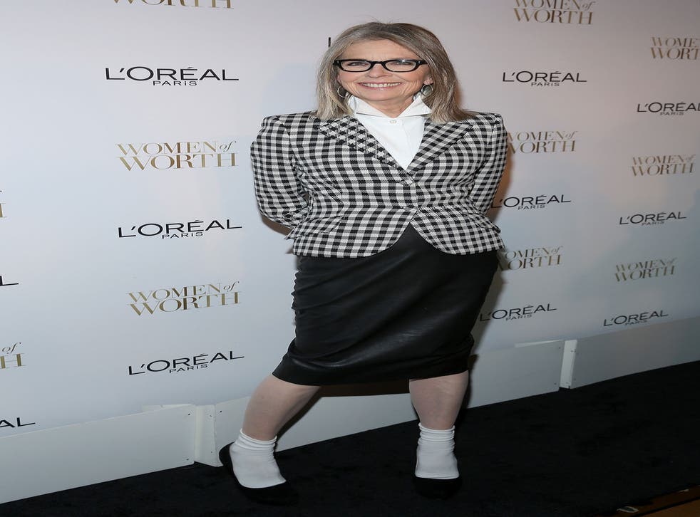 Sensible and sexy: Diane Keaton proves buttoned-up doesn't have to be boring