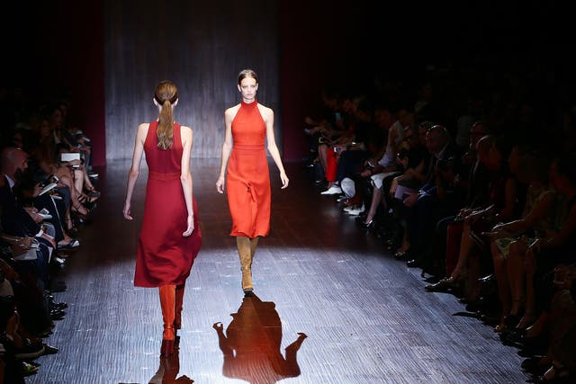 Gucci’s spring/summer 2015 collection was launched in Milan in September
