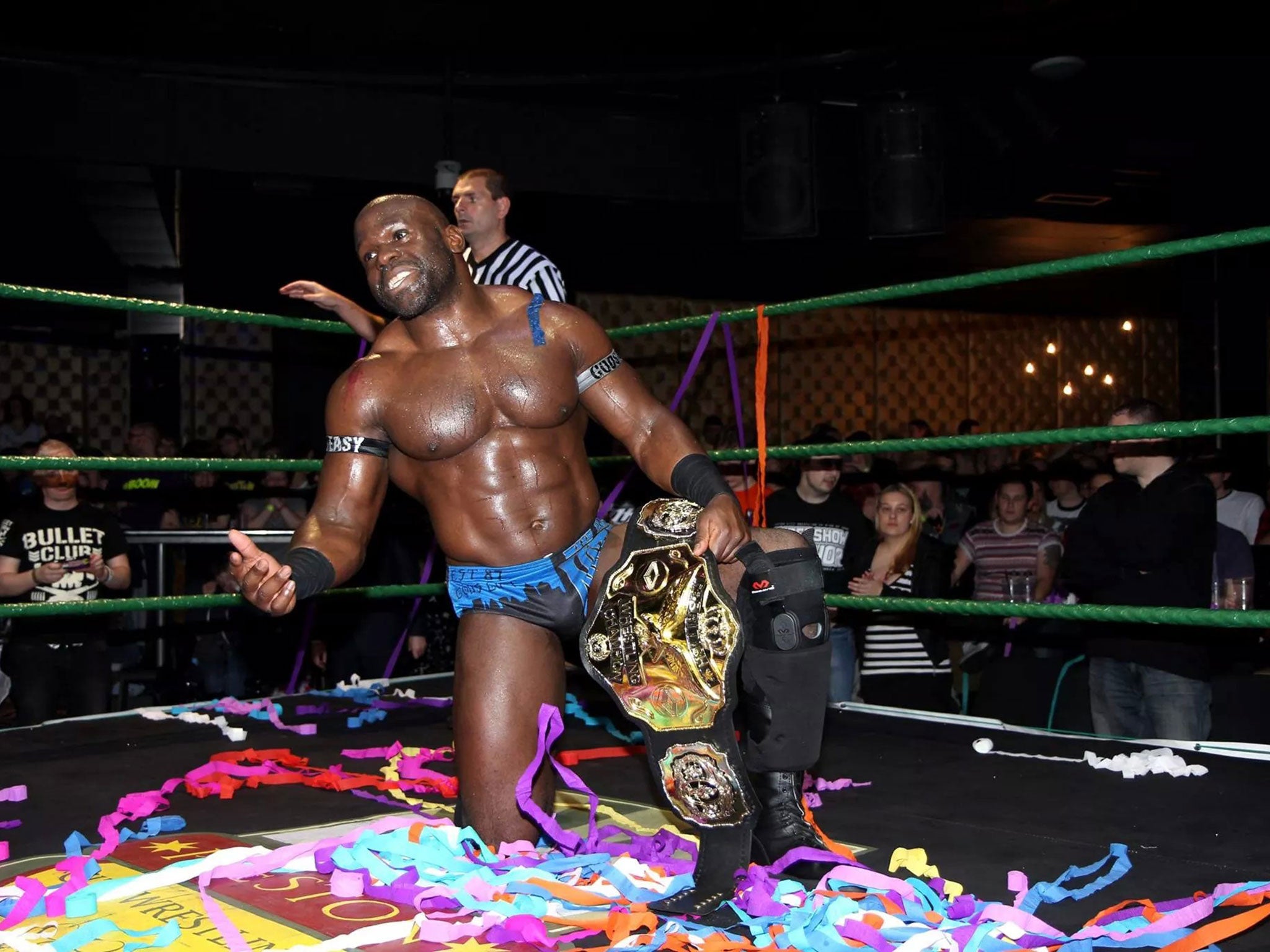 Uhaa Nation, who is tipped to be the next breakout global star, wins the PCW Heavyweight Championship