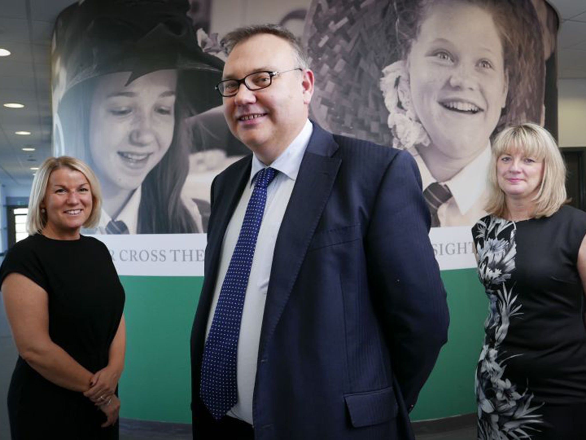 From left to right: Pioneers Angela Anderson, Brendan Tapping and Alison Maynard