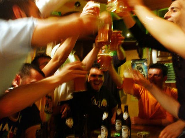 <p>Most of us wil have a drink this Christmas  </p>