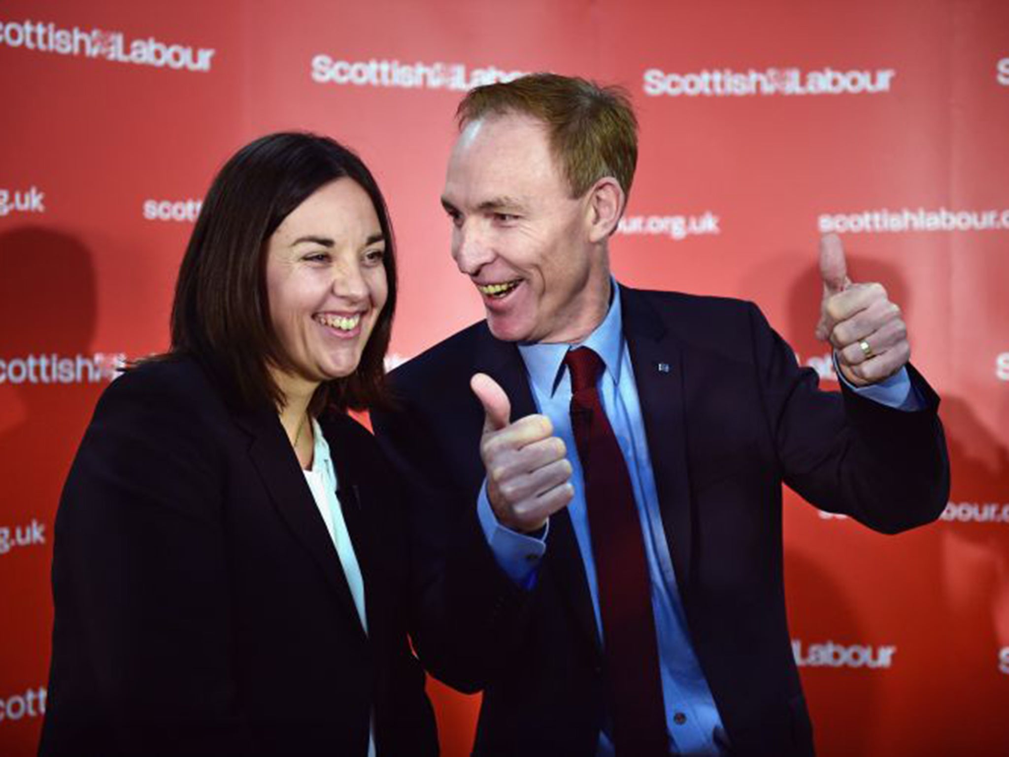 Scottish Labour leader Jim Murphy with his deputy Kezia Dugdale